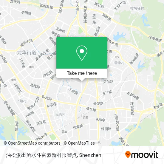油松派出所水斗富豪新村报警点 map