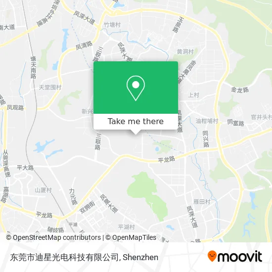 东莞市迪星光电科技有限公司 map