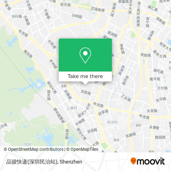 品骏快递(深圳民治站) map