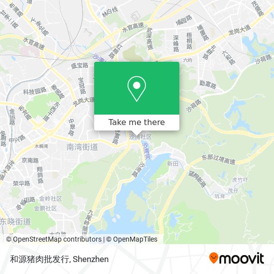 和源猪肉批发行 map