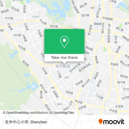 龙华中心小学 map