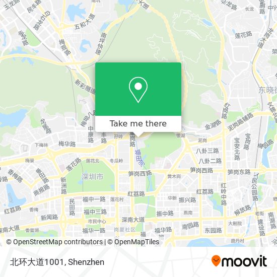 北环大道1001 map