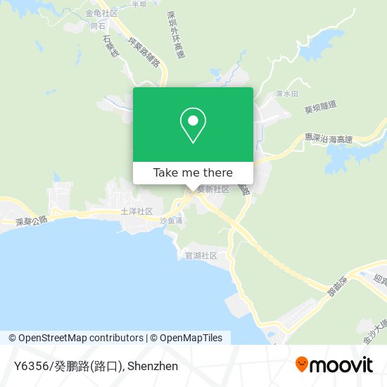 Y6356/癸鹏路(路口) map