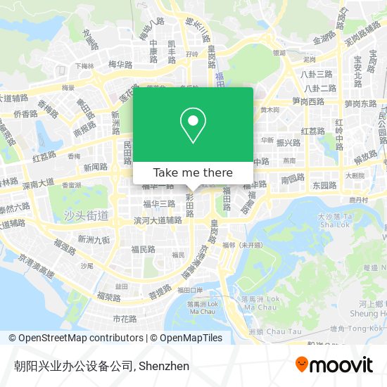 朝阳兴业办公设备公司 map