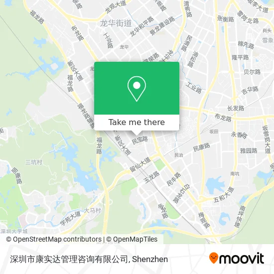 深圳市康实达管理咨询有限公司 map
