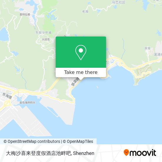 大梅沙喜来登度假酒店池畔吧 map