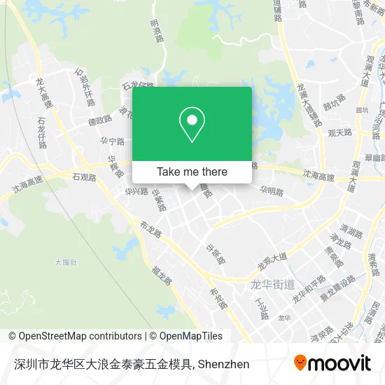 深圳市龙华区大浪金泰豪五金模具 map