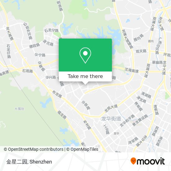 金星二园 map