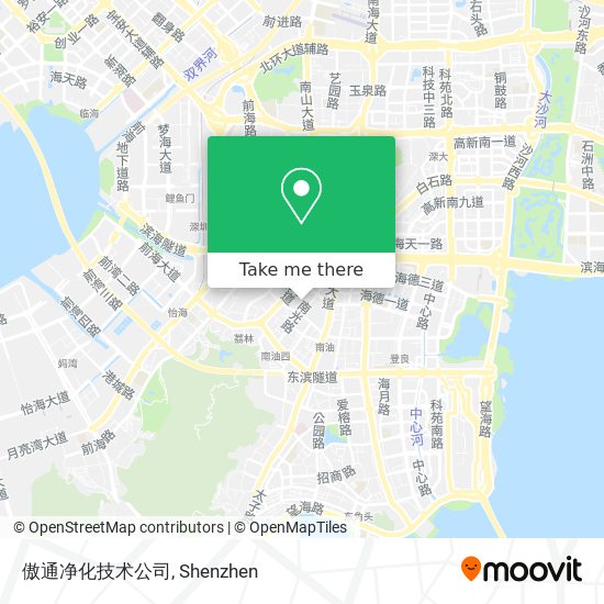 傲通净化技术公司 map