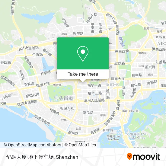 华融大厦-地下停车场 map