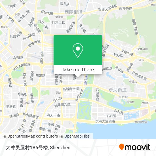 大冲吴屋村186号楼 map