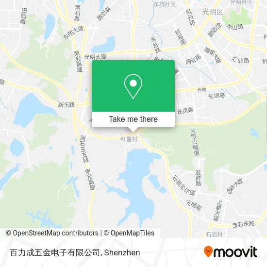 百力成五金电子有限公司 map