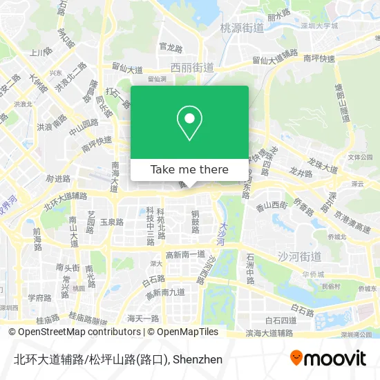 北环大道辅路/松坪山路(路口) map