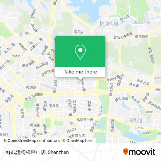 鲜哉渔粉松坪山店 map