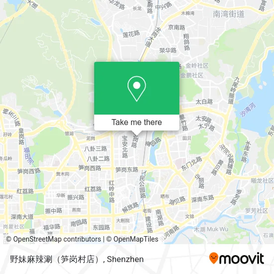 野妹麻辣涮（笋岗村店） map