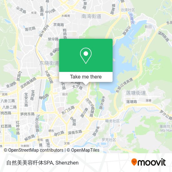 自然美美容纤体SPA map