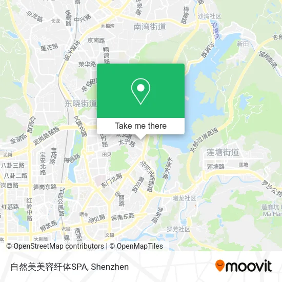 自然美美容纤体SPA map
