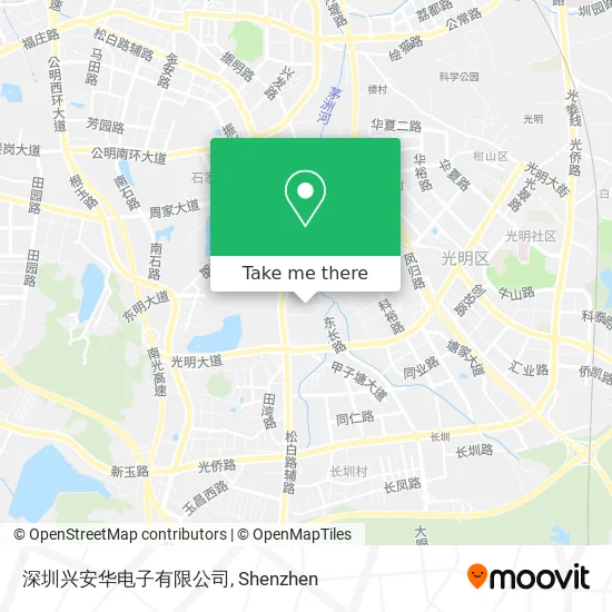 深圳兴安华电子有限公司 map
