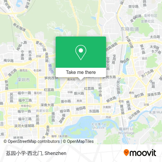 荔园小学-西北门 map