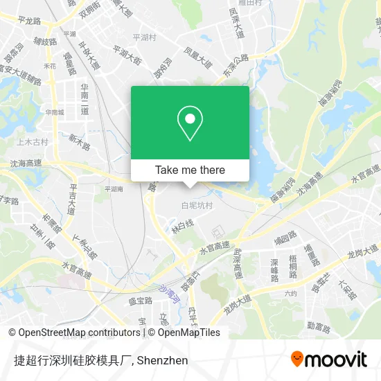 捷超行深圳硅胶模具厂 map