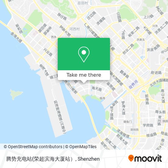 腾势充电站 map