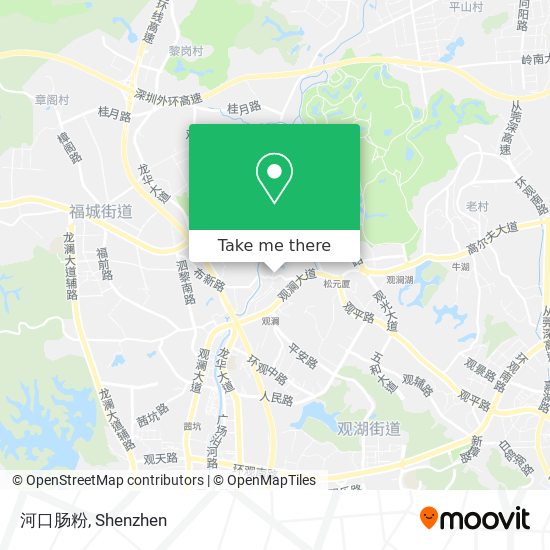 河口肠粉 map