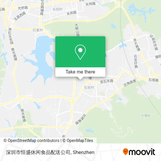 深圳市恒盛休闲食品配送公司 map