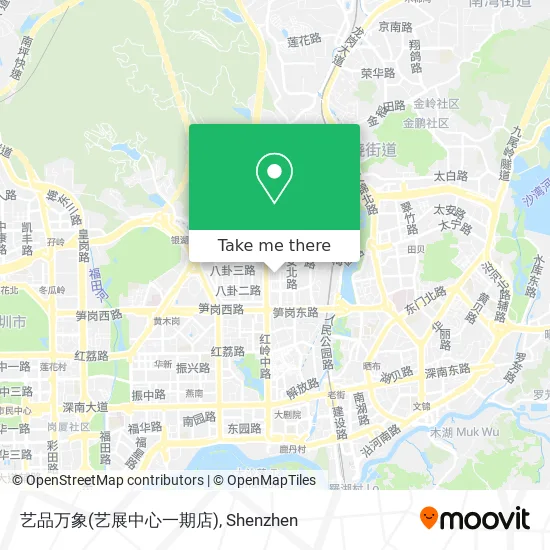 艺品万象(艺展中心一期店) map