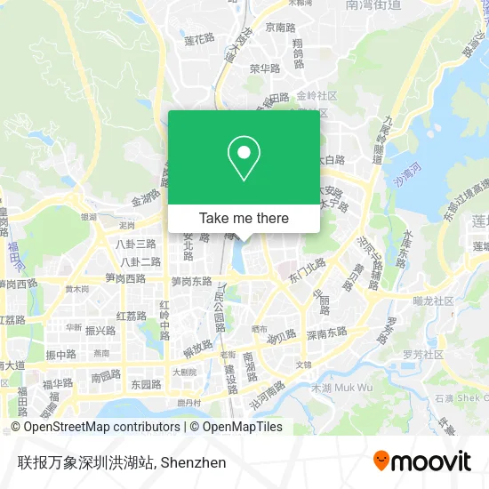 联报万象深圳洪湖站 map