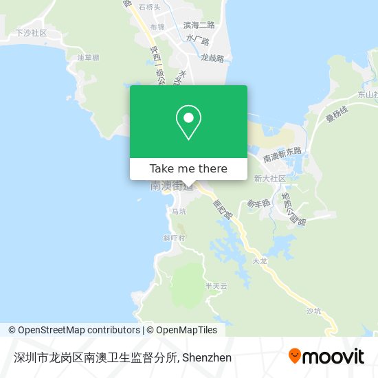 深圳市龙岗区南澳卫生监督分所 map