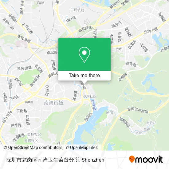 深圳市龙岗区南湾卫生监督分所 map