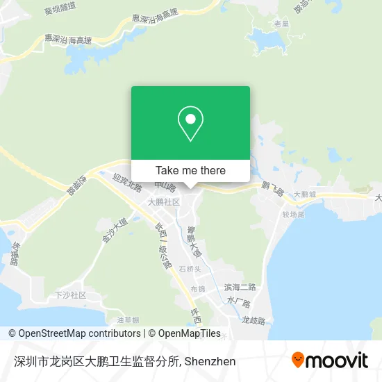 深圳市龙岗区大鹏卫生监督分所 map