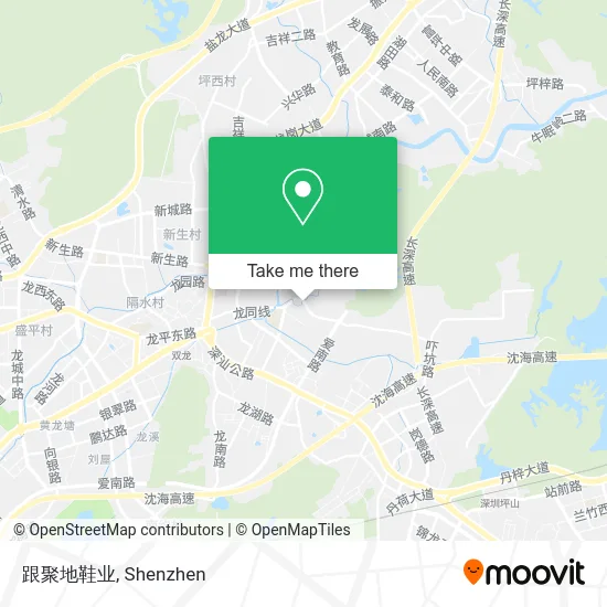 跟聚地鞋业 map