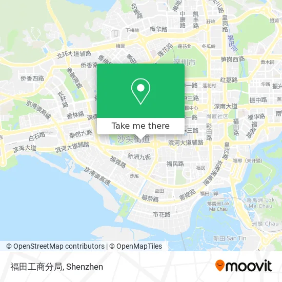 福田工商分局 map