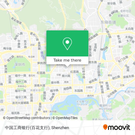 中国工商银行(百花支行) map