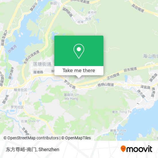 东方尊峪-南门 map
