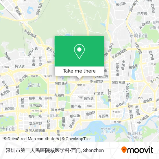 深圳市第二人民医院核医学科-西门 map