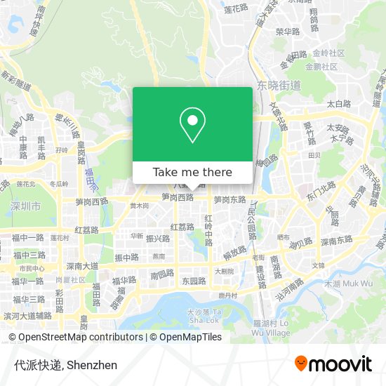 代派快递 map