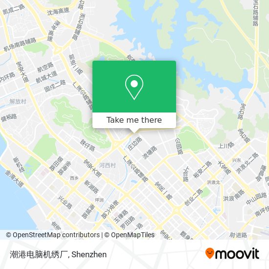 潮港电脑机绣厂 map