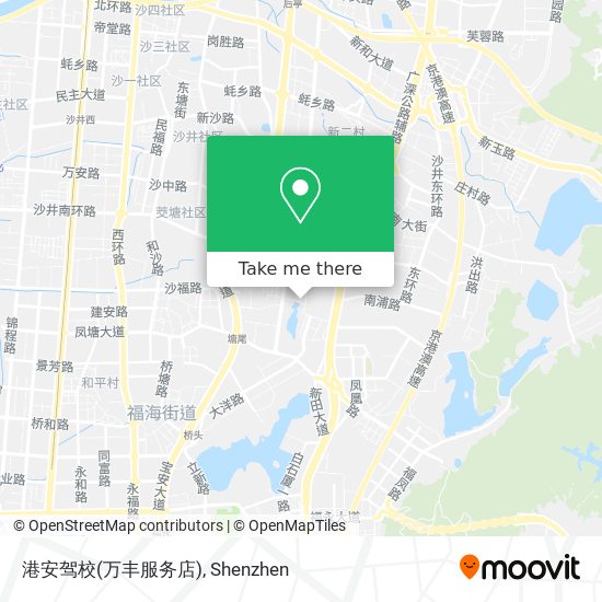 港安驾校(万丰服务店) map