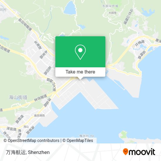万海航运 map