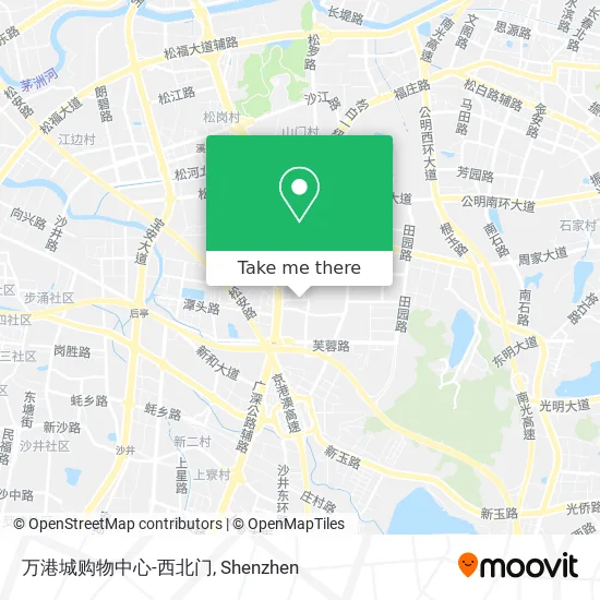 万港城购物中心-西北门 map