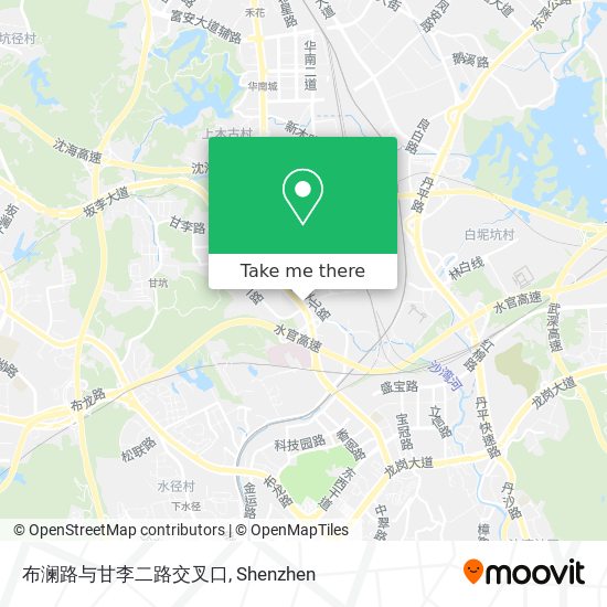 布澜路与甘李二路交叉口 map