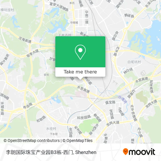 李朗国际珠宝产业园B3栋-西门 map