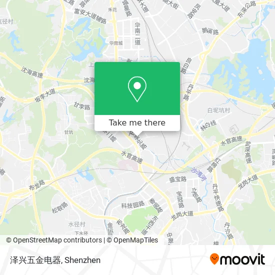 泽兴五金电器 map