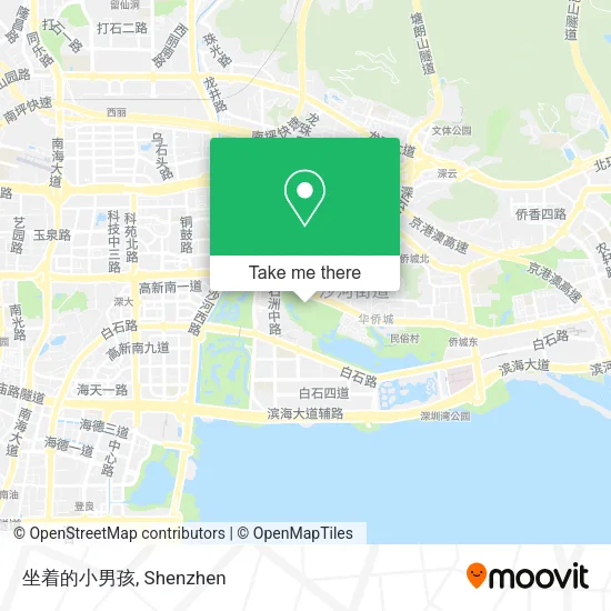 坐着的小男孩 map