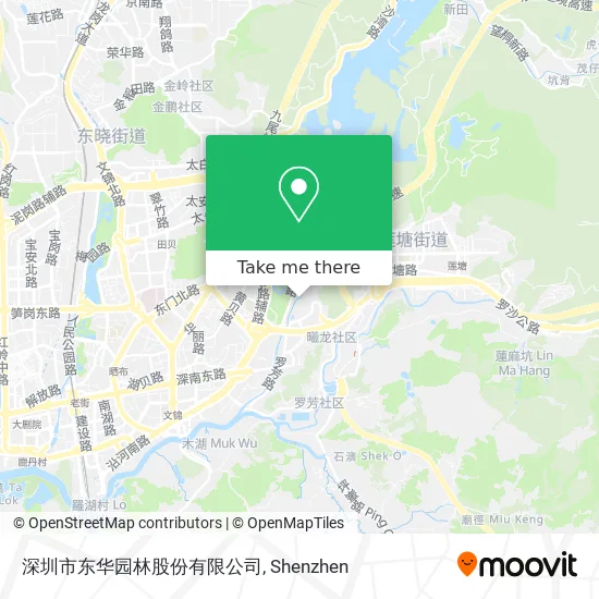 深圳市东华园林股份有限公司 map