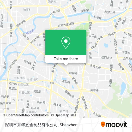 深圳市东华五金制品有限公司 map