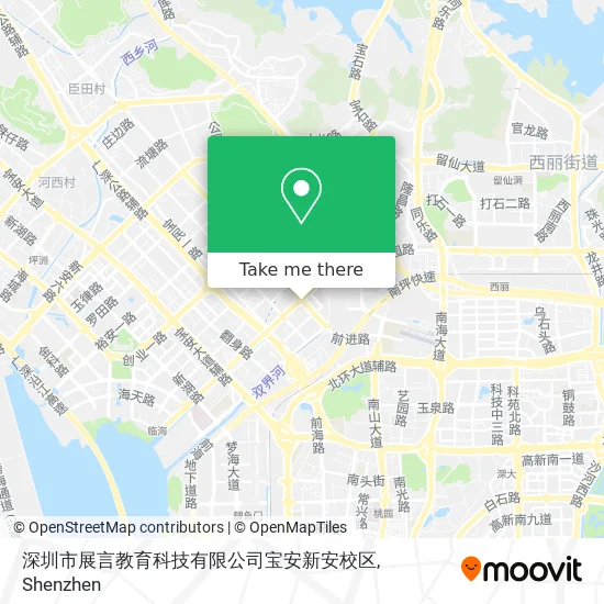 深圳市展言教育科技有限公司宝安新安校区 map