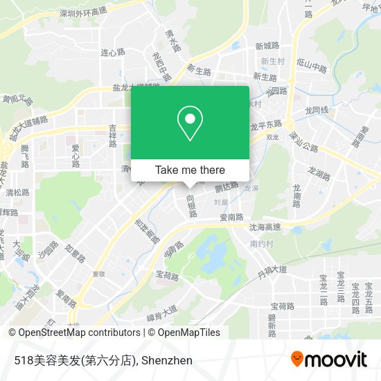 518美容美发(第六分店) map